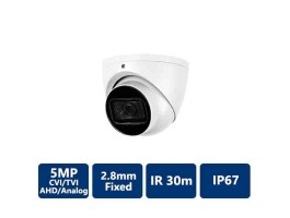 5MP 4-IN-1 HD Analog Turret, 2.8mm