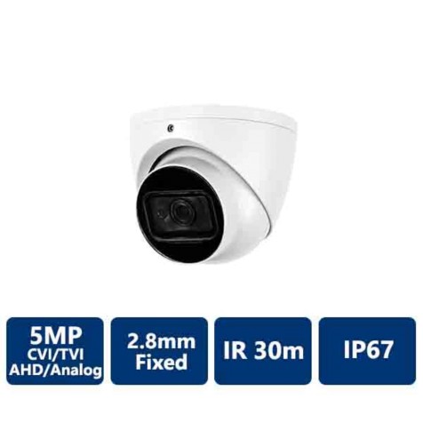 5MP 4-IN-1 HD Analog Turret, 2.8mm