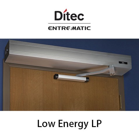 Ditec Low Energy Low Profile Left Hand Pull Clear 39/41/45"