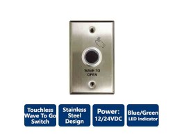 Touchless Wave To Go Stainless Steel Switch