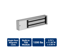 Built-in "TDS" 1200 lbs. Single Door Magnetic Locks