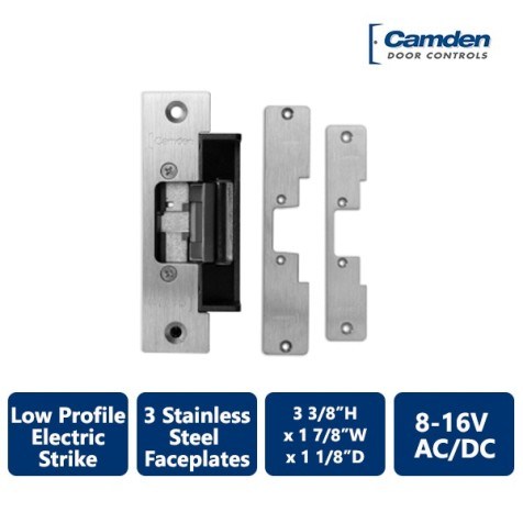 Camden CX-ED2071 ‘UNIVERSAL’ LOW PROFILE GRADE 2 ELECTRIC STRIKES