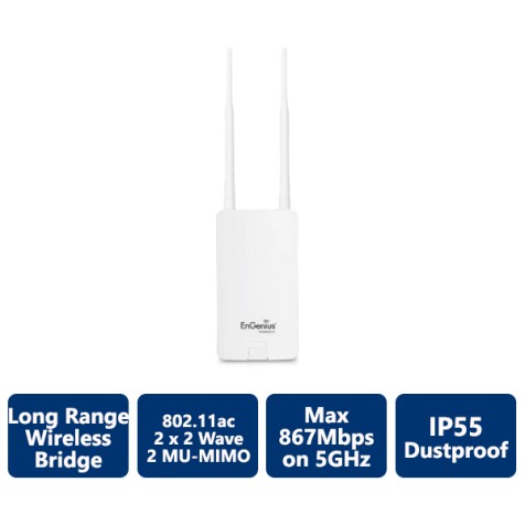 EnGenius EnTurbo Outdoor 5 GHz 11ac Wave 2 Wireless Access Point