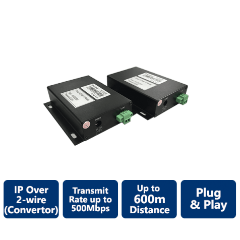 EXT-PLC302 IP over 2-wire Cable Extender