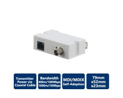 Single-Port Long Reach Ethernet over Coax Extender, Transmitter