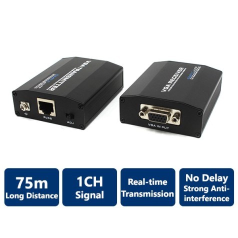 VGA Extender, up to 75m long distance