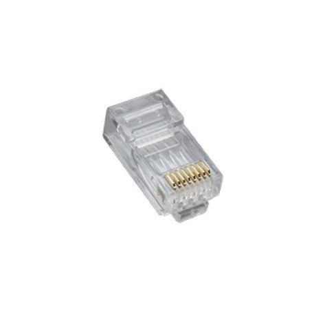 Platinum Tools 106167C RJ45 (8P8C) Cat5e High Performance, Round-Solid 3-Prong. 25/Clamshell.