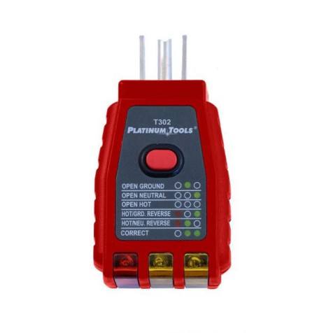 Platinum Tools T302C GFCI Socket Tester