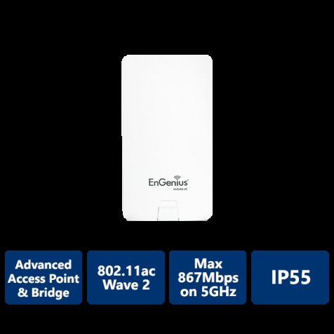 EnGenius Outdoor 5 GHz 11ac Wave 2 PtP Wireless Bridge