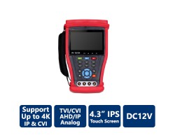 4.3” 4K All-In-1 Touch Screen CCTV Tester