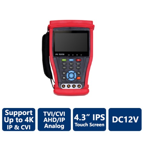 4.3” 4K All-In-1 Touch Screen CCTV Tester