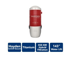 650 AW Titanium Hayden Hybrid Filtration Central Vacuum