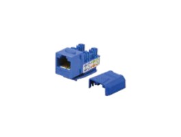 CAT5E RJ 45 Keystone Jack, Blue