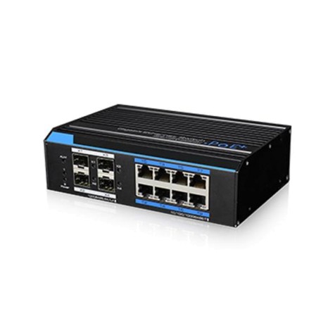 8 Ports Industrial Full Gigabit PoE Managed Switch