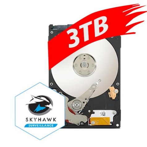 SEAGATE : SKYHAWK, 3.5inch, 3TB HDD