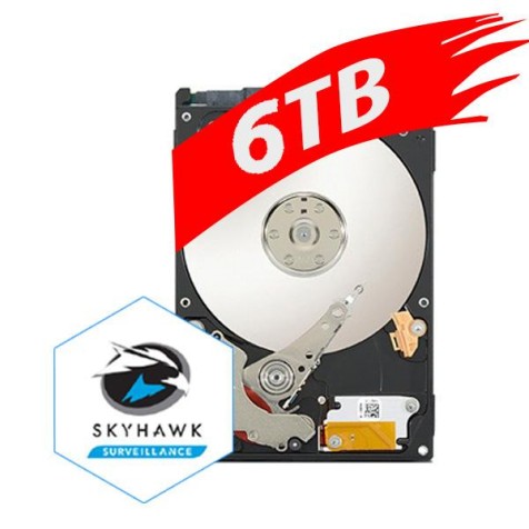 SEAGATE : SKYHAWK, 3.5inch, 6TB HDD