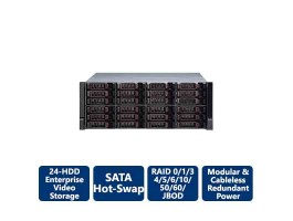 24-HDD Hot-swap Enterprise Video Storage