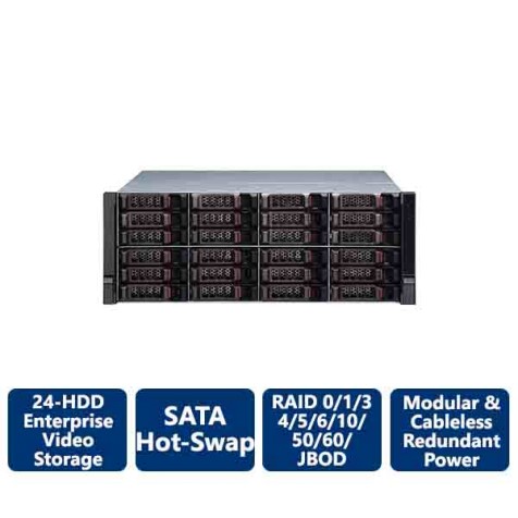 24-HDD Hot-swap Enterprise Video Storage