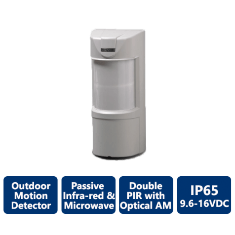 EDS-3000 AM Double Quad PIR and Microwave Outdoor Detectors