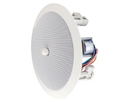 Speco 86 Series - 6" 70/25V Modern Grille In-Ceiling Speaker with Volume Control Knob