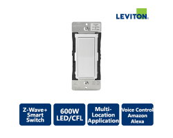 Leviton Decora 1800W Z-Wave+ Smart Switch