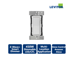 Leviton Decora 1000W Z-Wave+ Smart Dimmer