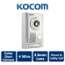 4 Wire KOCOM Video Intercom with 3.6mm Lens Camera