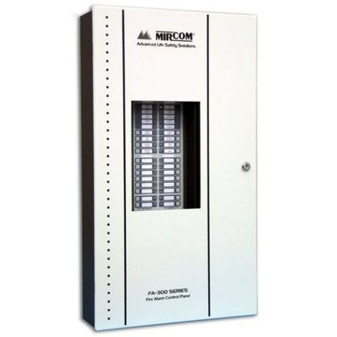 Mircom FA-301-12LDW Twelve Zone LED Display Fire Alarm Control Panels with a built-in UDACT/Digital Communicator