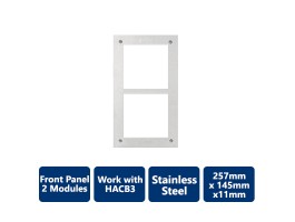 Front Panel for 2 Modules