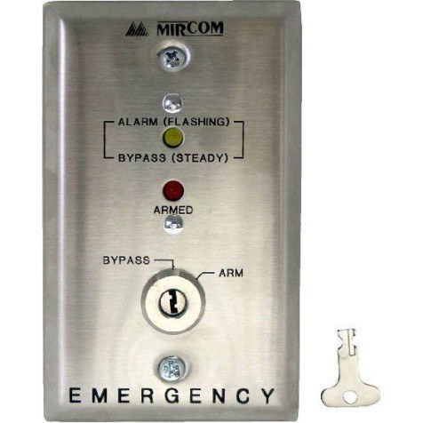 Mircom’s DA-100A Door Alarm Station provides peripheral exit security for any facility.