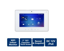 7' TFT Capacitive touch screen Wi-Fi Indoor Monitor
