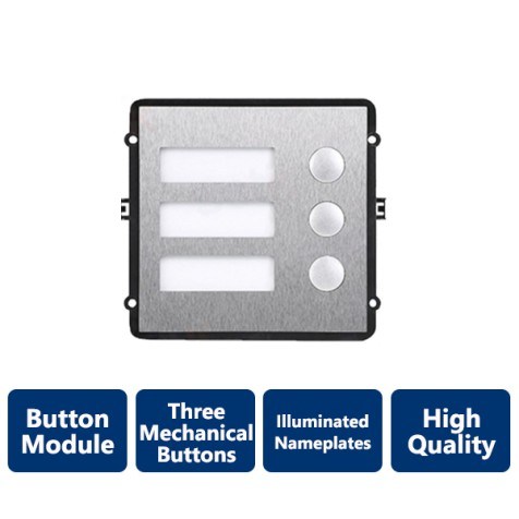 Additional Module 3 Mechanical Buttons for Modular Outdoor Station