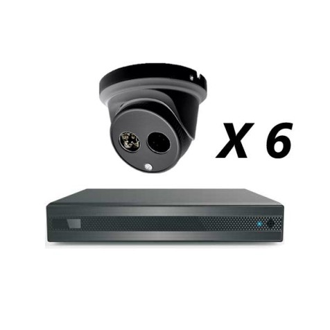 8 Channel 5MP 4-In-1 HD Analog Kit, Black