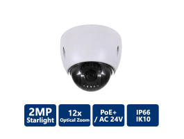 2MP 12x Starlight PTZ Network Camera