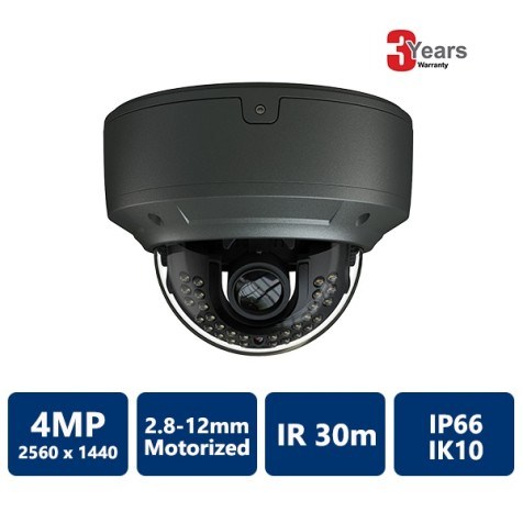 EYEONET CAM-IP6394G-Z 4MP Network IR Water-proof Dome Camera