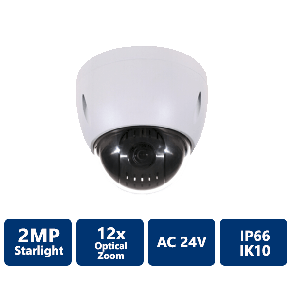 2MP 12x Starlight PTZ HDCVI Camera
