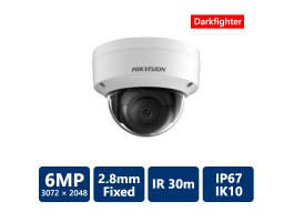 6MP IR Dome IP Camera 2.8 mm