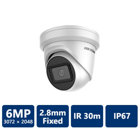 6MP IR Turret IP Camera 2.8 mm