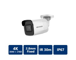 4K Powered by DarkFighter Mini Bullet IP Camera