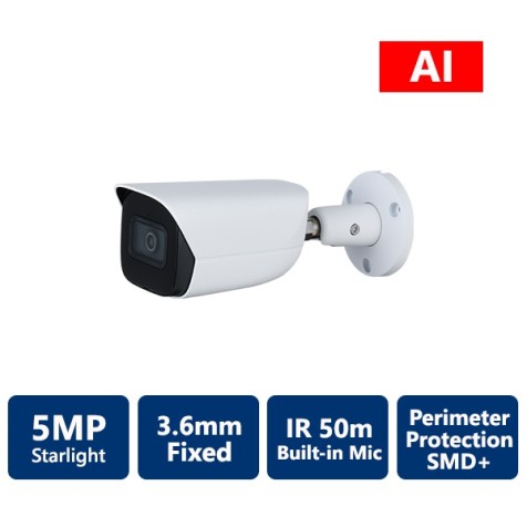 5MP AI IP Starlight Bullet Camera
