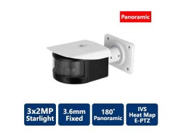 3x2MP MultiSensor Panoramic Starlight IP Bullet Camera