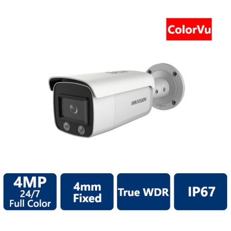 4 MP ColorVu Bullet IP Camera, 4mm
