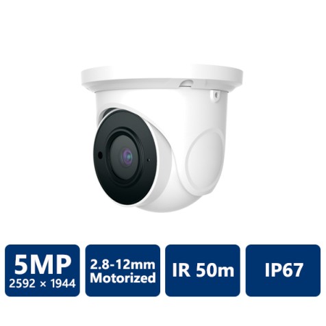 5MP IP Eyeball Camera, Motorized