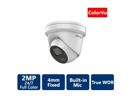 2 MP ColorVu Turret IP Camera, 4mm