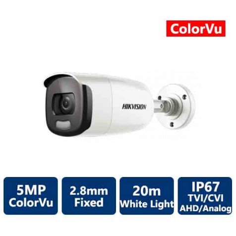 Hikvision 5MP ColorVu Bullet Outdoor Network Camera