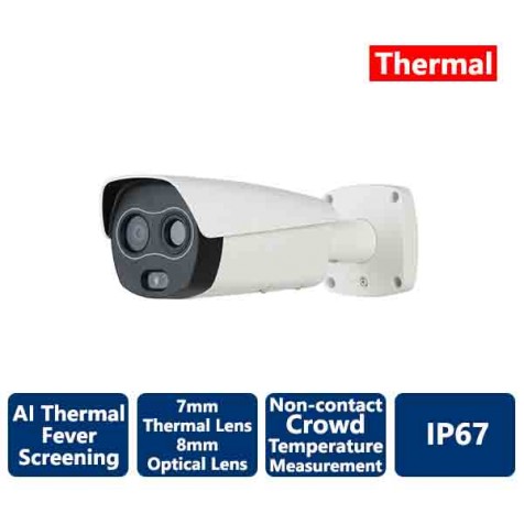 AiBase AI Thermal Non-Contact Fever Screening IP Bullet Camera