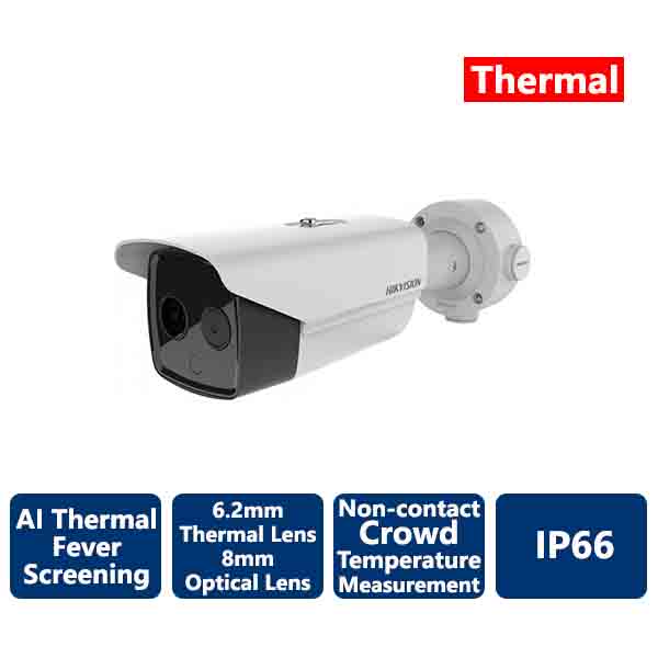 Hikvision AI Fever Screening Thermal Bullet IP Camera 160x120