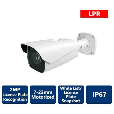 2MP IP AI License Plate Recognition Camera