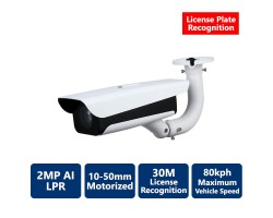 2MP IP AI License Plate Recognition Camera, Motorized