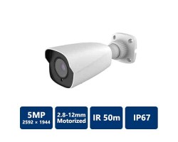EYEONET 5MP IP IR Water-resistant, 2.8-12mm Motorized, Bullet Camera